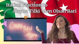 Italian Reaction To Aleyna Tilki - Sen Olsan Bari - Turkish Song. Italyan Tepkisi
