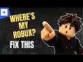 How To Claim Pending Robux In Roblox (Fix Robux Not Showing As Received)