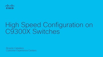 How to Configure High-Speed Stacking on Cisco Catalyst 9300X Switches | StackWise-1T Setup Guide