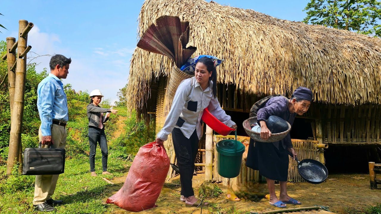 The old woman and the homeless girl were shocked when the authorities asked them to leave their home