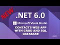 DotNet 6: Contact Management System with CRUD Operations and SQL Database