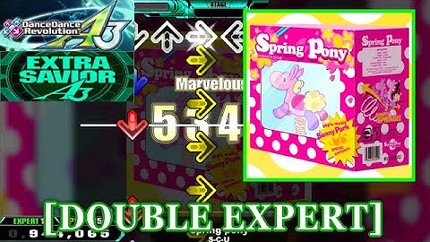【DDR A3】 spring pony / S-C-U [DOUBLE EXPERT] 譜面確認+Clap