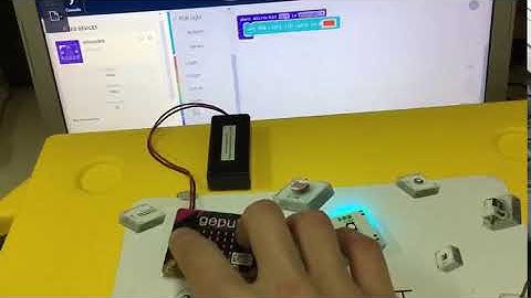 Turn on RGB LED by pressing the micro:bit button