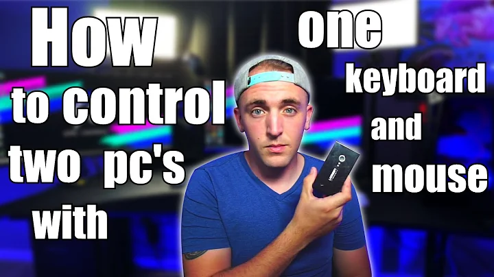 How to control 2 PC streaming setup with one keyboard and mouse! KVM or MWB?