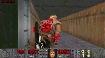 Doom - Knee Deep In The Dead - Level 6 - E1M6 Central Processing