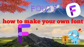 How to make your own font with fonty [Quick/Easy/Working] screenshot 4