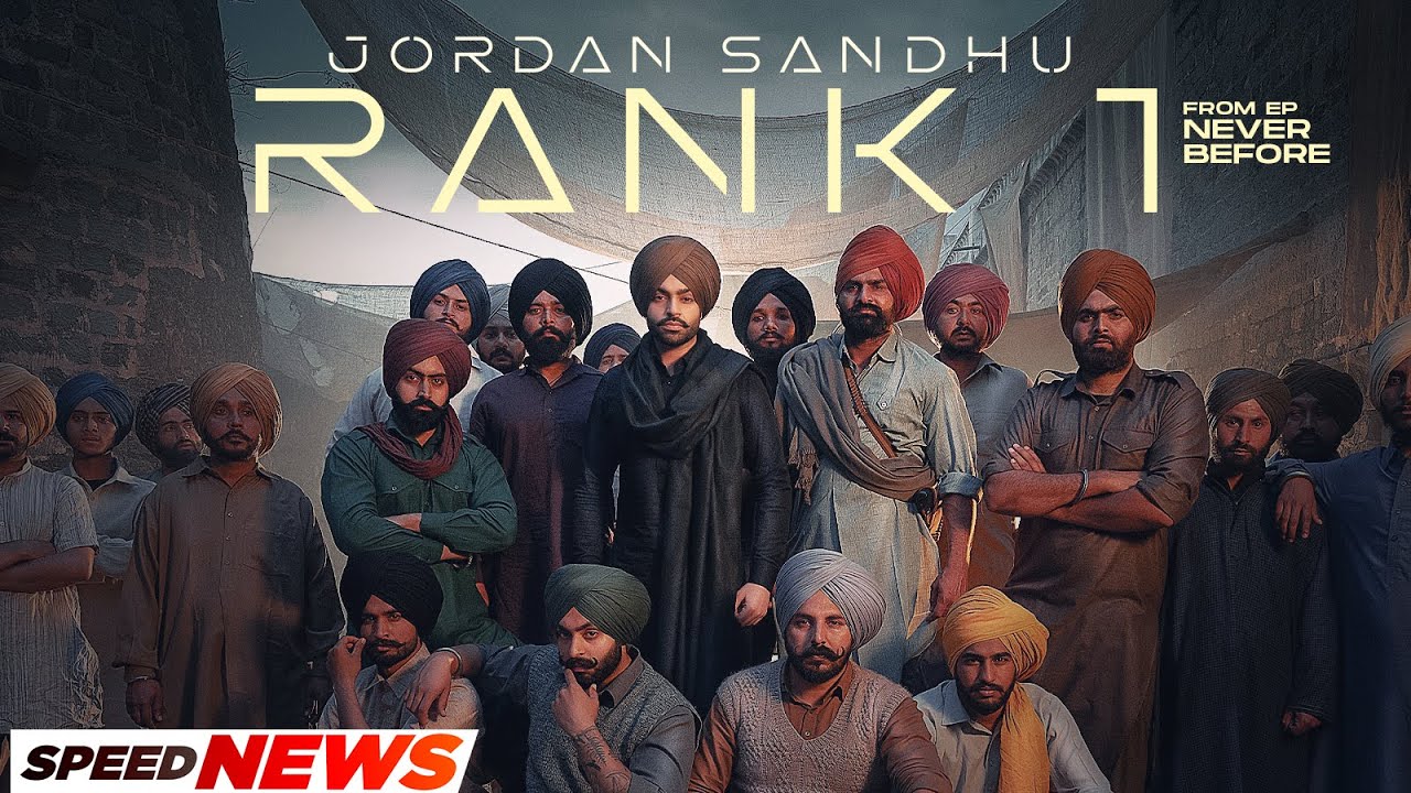 Rank 1 (News) | Jordan Sandhu | Preeta | Desi Crew | Latest Punjabi Songs 2023 | Speed Records