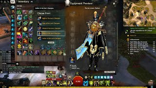 GW2 | COFFER Of The LION'S CHAMPION LOOT DROP - Weapon SKIN Reaction/ Review