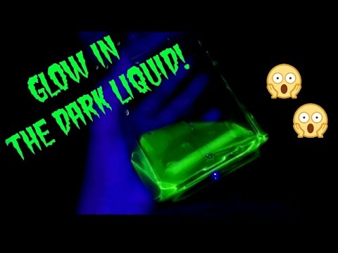 How To Make Fluorescent Fluid/Glow-In-The-Dark Liquid! 🐒