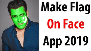 Make your 14th August Face Flag App in Mobile Phone - Single Click