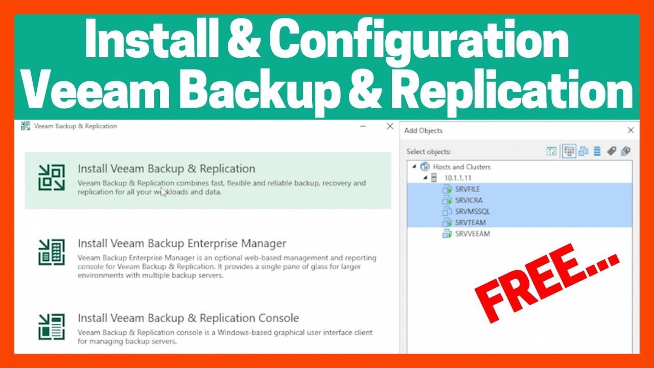 Install and Configure Veeam Backup and Replication  How to Use FREE Veeam Backup