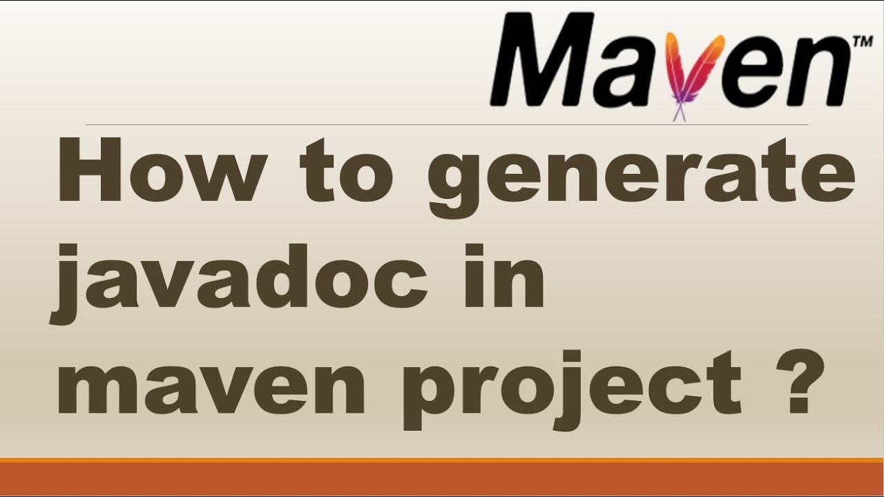Maven Javadoc Plugin Configuration