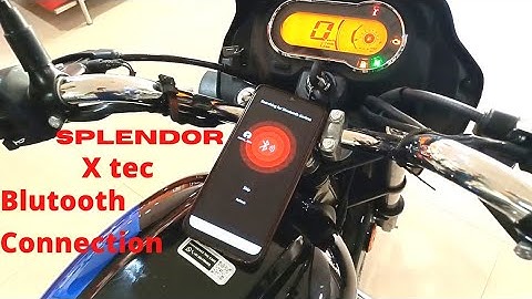 New Hero Splendor Plus Xtec Blutooth Connection How To Connect Spl + Xtec With Mobile ! Splendor +