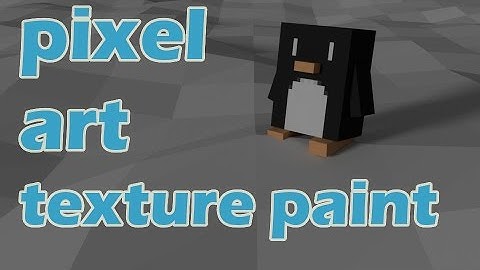 Pixel Art Texture Painting (Blender tutorial)