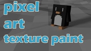 Pixel Art Texture Painting (Blender tutorial)