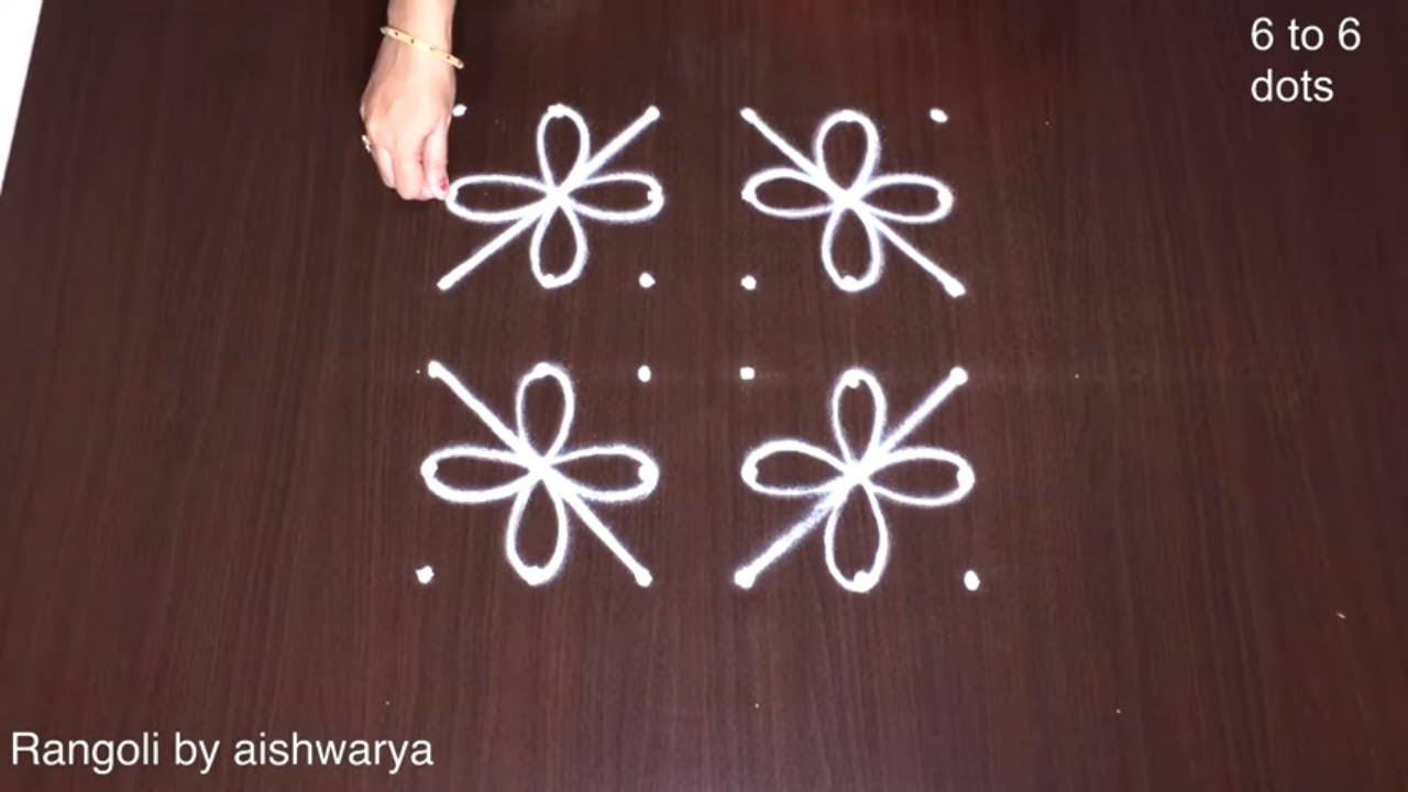 Pretty Friday Flower Stunning Chinna Kolam