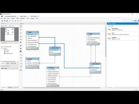 how to make and use an erdeer diagram in mysql workbench