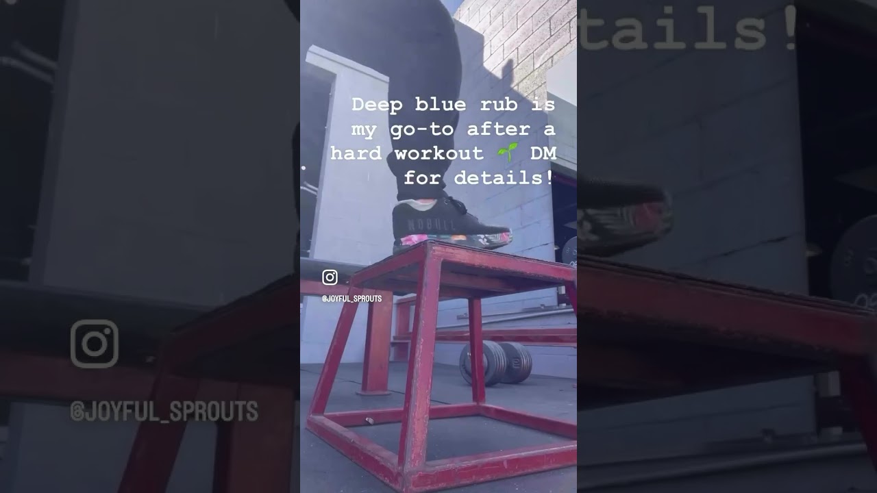 dōTERRA Deep Blue Rub is my go-to after a hard workout 🌱