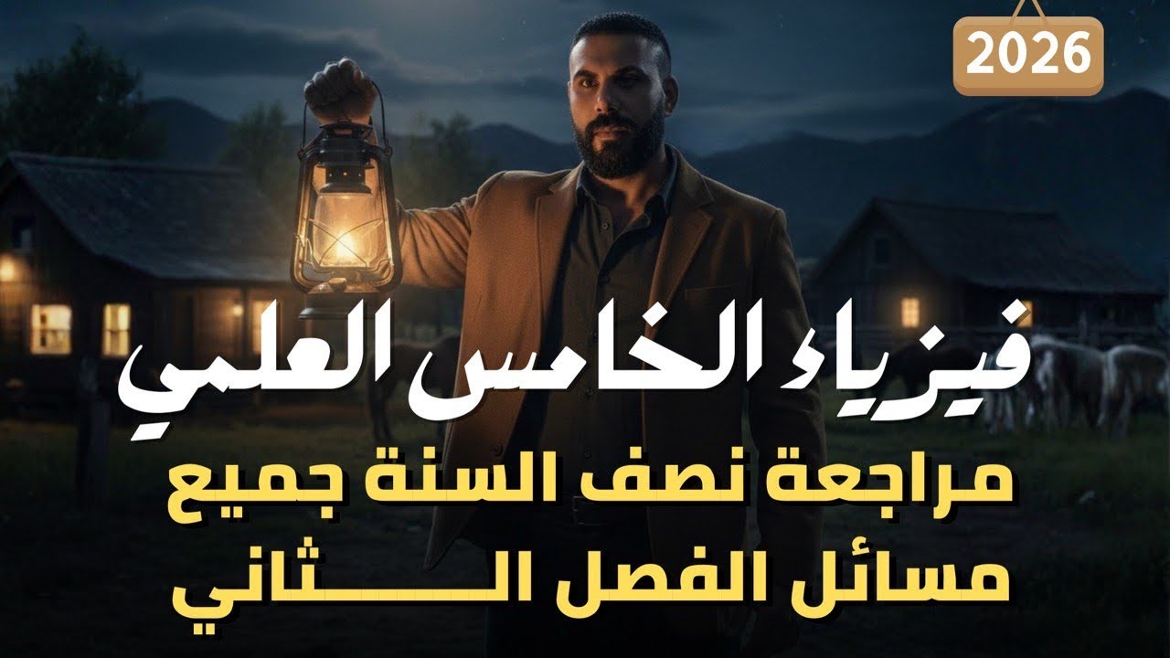 مراجعة جميع مسائل الخامس العلمي الفصل الثاني 