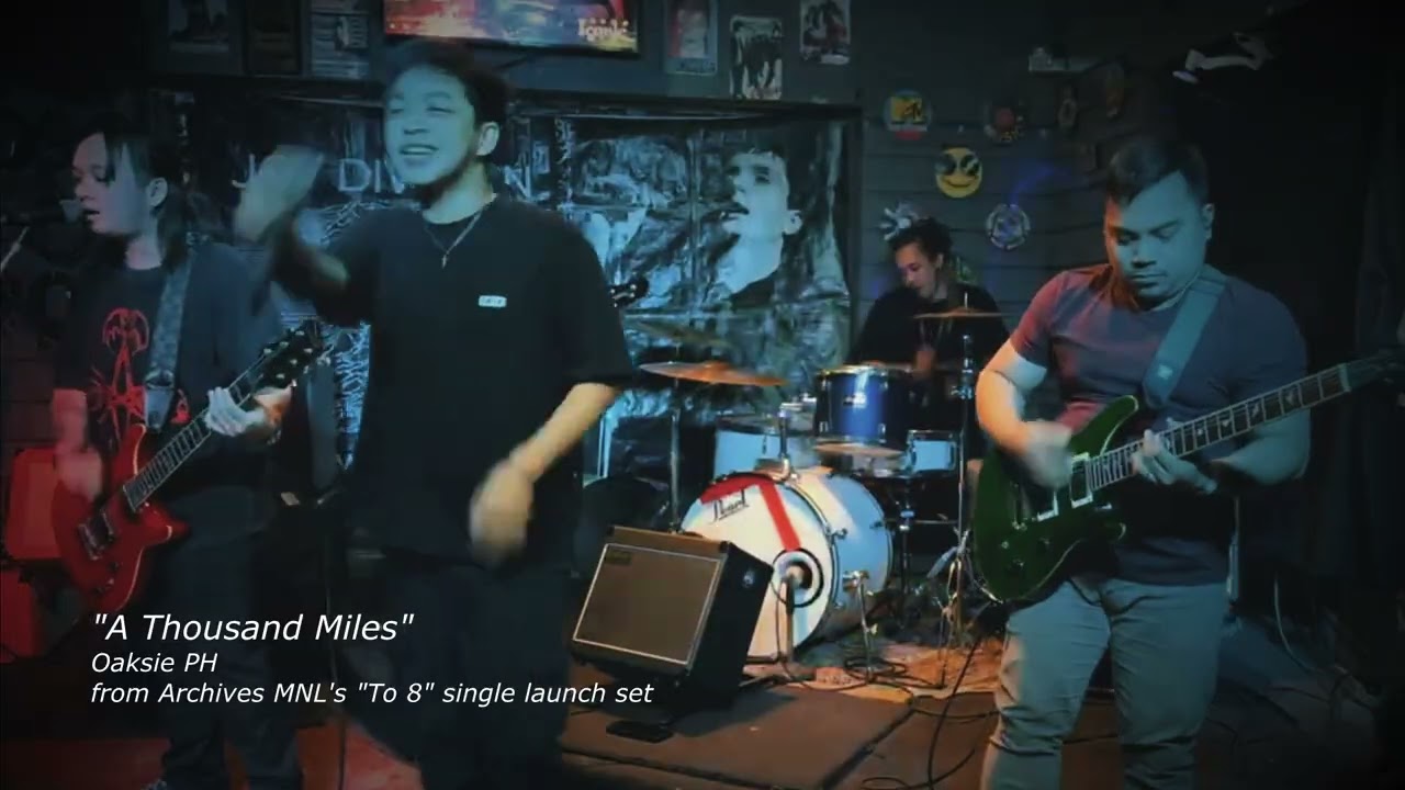 OAKSIE PH - A Thousand Miles | LIVE at Archives MNL 