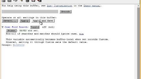 2014-03-24 Emacs Basics - Customizing Emacs