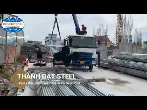 Video Video giao thép hộp hòa phát trực tiếp tại công trình... - youtube