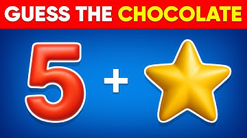 Kun jij het snoep en de chocolade raden met behulp van emoji