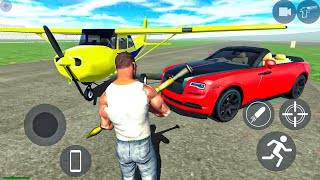 Rolls Royce Car and Cessna 172 Plane Ride: Indian Bikes Driving Game 3D - Android Gameplay screenshot 1