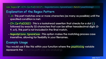 Extracting the Filename Without the GUID Extension Using Regex or Substring in C#