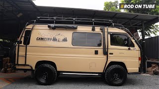 ชมกันชัดๆ อีกที Isuzu Buddy Camper Van EP.2 งานสร้างจัดทรงจาก 4x4 Thai Style - Rod On Tube