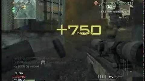 PaulStep - MW3 Game Clip - QuickScope Progress