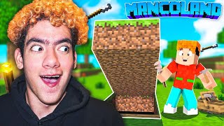 CONSTRUYENDO MI CASA SECRETA EN MINECRAFT BAJO TIERRA *epico* | TheDonato MANCOLAND #3