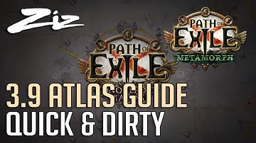 Path of Exile 3.9 - Atlas Guide - Quick & Dirty