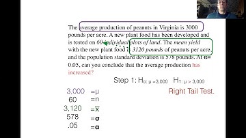 For BCC Students: Chapter 8 Hypothesis Testing Video 2