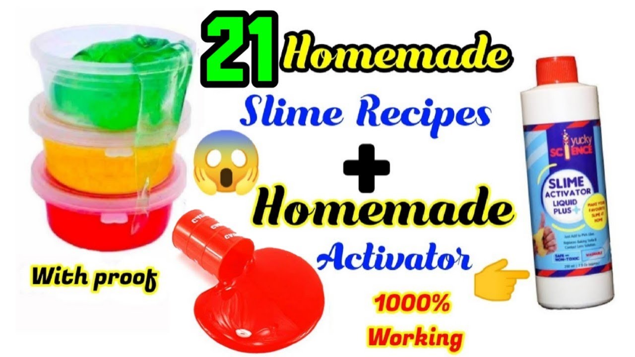 How to make Slime Activator  100% working Activator DIY Slime