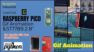 Chapter 6:RaspberryPICO Gif Animation & ST7789 /circuitpython  #trending