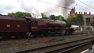 6201 Princess Elizabeth leaving Preston June  2021