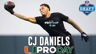 CJ Daniels Workout at Miami Pro Day | 2026 NFL Draft