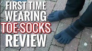 Injini Toe Socks - My First Time Wearing (14 mile Test and Review)