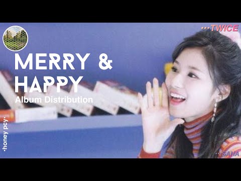 K-POP・アジア TWICE Merry Happy TWICE MERRY & HAPPY 1ST ALBUM REPACKAGE | INCLUDES 1 RANDOM