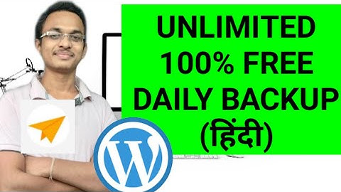 Free wordpress website backup and restore | Free daily backup with updraftplus 2021