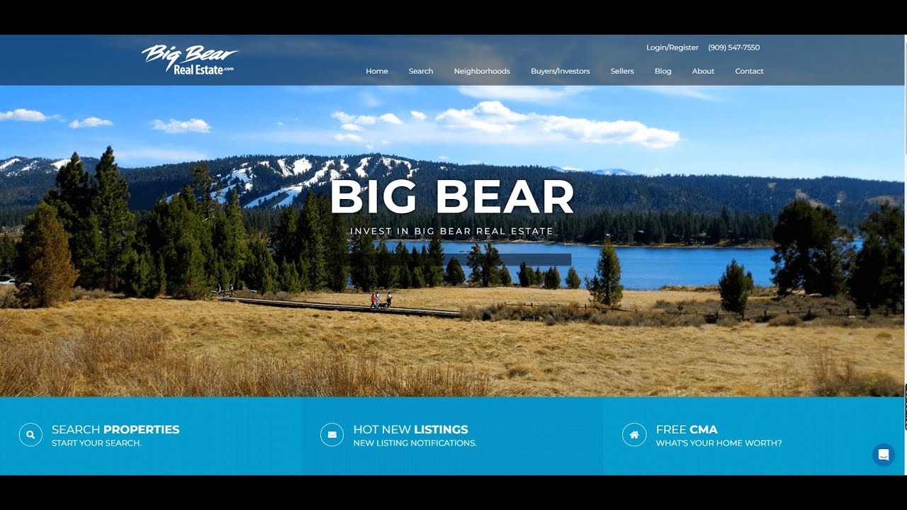 Big Bear Real Estate Website Creation Sample YouTube big-bear-real-estate-website-creation-sample-youtube