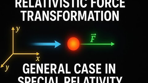 Relativistic Force Transformation| General Case in Special Relativity #trending #viral #beautiful
