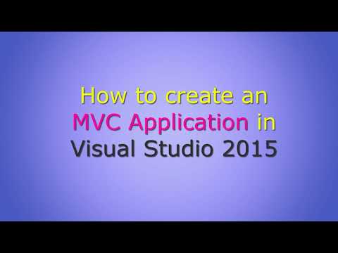 Create an MVC