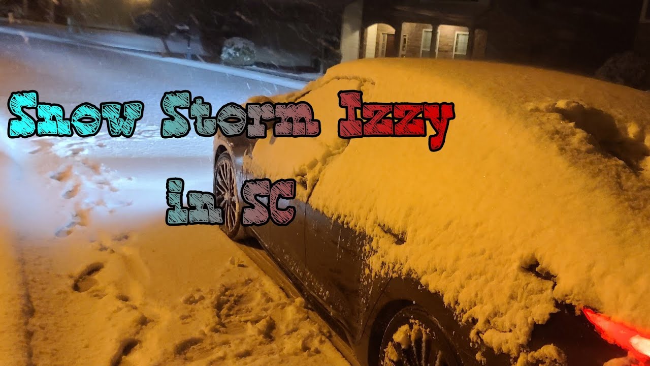Winter Storm Izzy | Extreme Snow day Simpsonville SC 01/16/2022 - YouTube