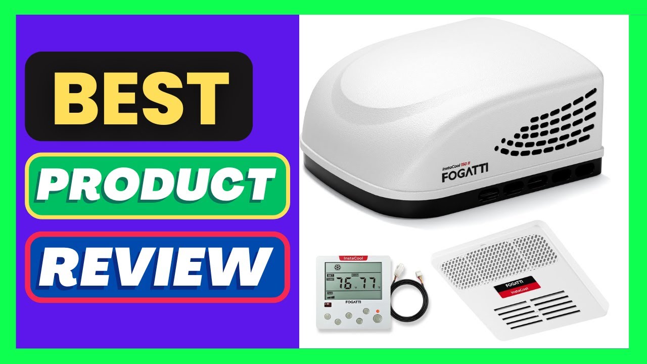 FOGATTI Ducted RV Air Conditioner 15000 BTU - Quiet Rooftop AC Unit,