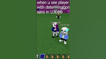 When u see player with determination sans morph in Undertale 3D Boss Battles #shorts