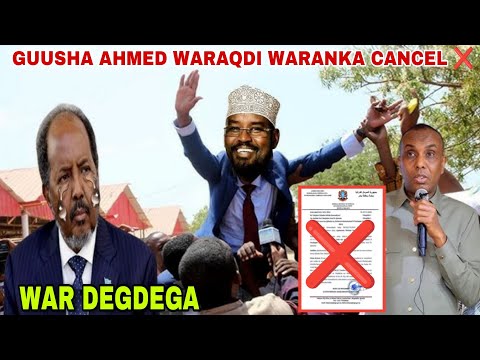 DEGDEG DAAWO GUUSHA XASAN SHEKH OO HADA WARAQDI WARANKA AHMED TALIYIHI SIRDONKA KENYA OO HADA KADAGY