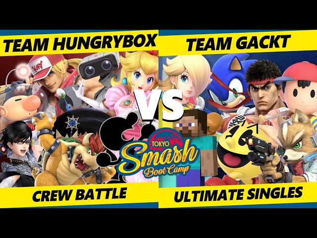Tokyo Smash Boot Camp - Team Hungrybox Vs. Team Gackt - Crew