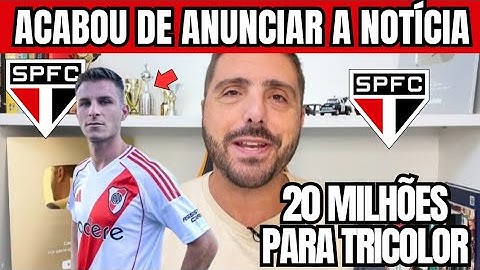 🚨 EXCLUSIVO 🚨 DE ÚLTIMA HORA! 20 MILHÕES PARA O TRICOLOR!